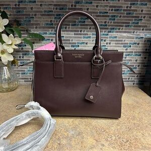 NWT Kate Spade Chocolate Cherry Cameron purse